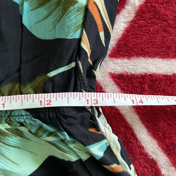 EUC SHEIN Tropical Strapless Romper - Size Medium - Picture 7 of 7